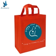 TÚI QUÀ TẶNG TẾT VẢI KHÔNG DỆT MÀU TRẮNG IN LOGO THEO YÊU CẦU